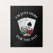 Poker ik ben hier alleen voor de pot.
