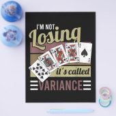 Poker | Ik verlies het heet variantie Flyer (Enkel)