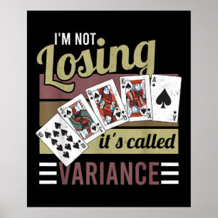  Poker   Ik verlies het heet variantie Poster