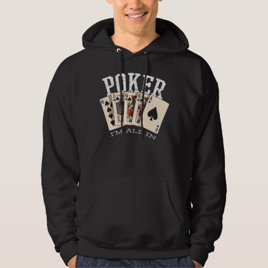Poker Im helemaal in Hoodie (Voorkant)