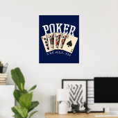 Poker Im helemaal in Poster (Thuiskantoor)