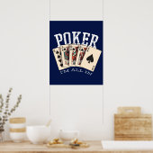 Poker Im helemaal in Poster (Keuken)