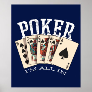 Poker Im helemaal in Poster