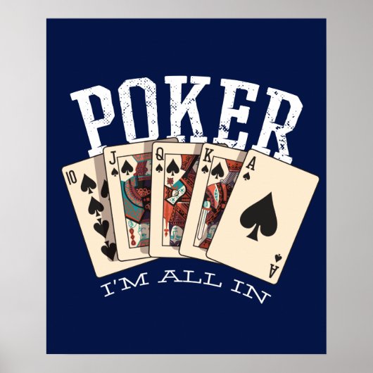 Poker Im helemaal in Poster (Voorkant)