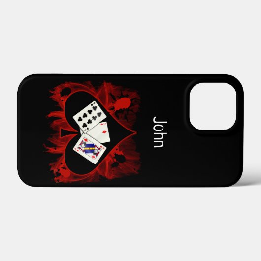 Poker iPhone 13 Hoesje (Achterkant (horizontaal))