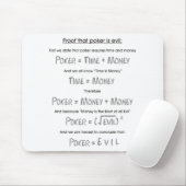 Poker is het Kwaad Muismat (Met muis)