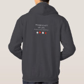Poker is niet mijn leven T-shirt wit (Achterkant)