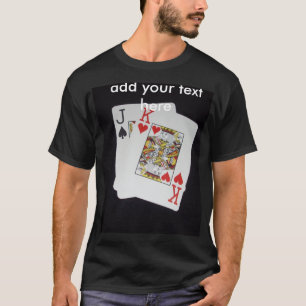 Poker Jack en King Cards T-shirt