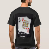 Poker Jack en King Cards T-shirt (Achterkant)