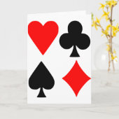 Poker Kaart (Gele Bloem)