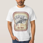 Poker Kaart Shark T-shirt (Voorkant)