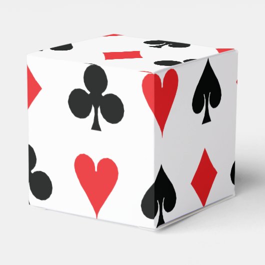 Poker Kaart Suits Bedankdoosjes (Achterkant)