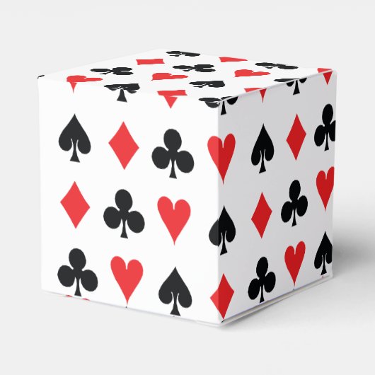 Poker Kaart Suits Bedankdoosjes (Achterkant)