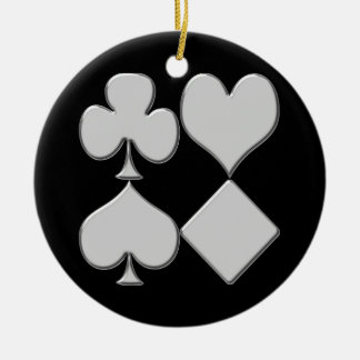 Poker Kaart Suits Kerst Ornament