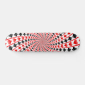 Poker Kaart Suits Spiral: Skateboard (Horizontaal)