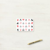 Poker Kaart Suits with Middle Fade Post-it® Notes (Op bureau)