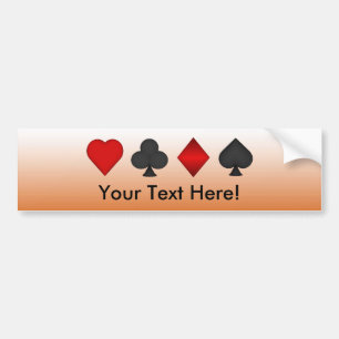 Poker: Kaartgroepen: Bumpersticker: Zwarte Jack Bumpersticker