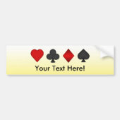 Poker: Kaartgroepen: Bumpersticker: Zwarte Jack Bumpersticker (Voorkant)