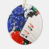 Poker Keramisch Ornament (Links)