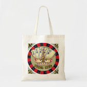 Poker King canvas tas (Voorkant)
