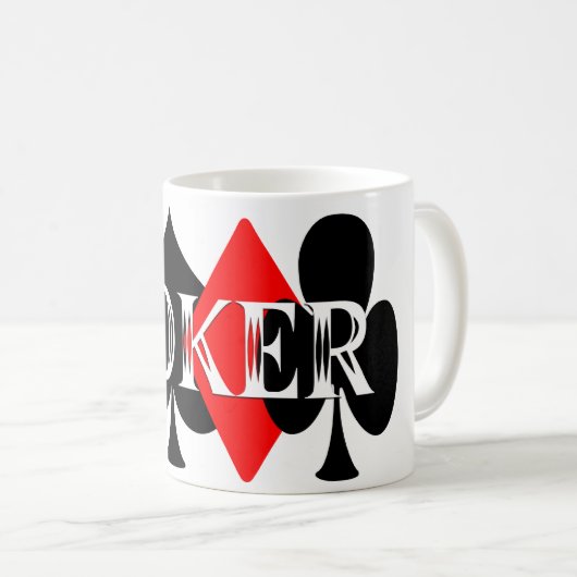 Poker Koffiemok (Voorkant rechts)