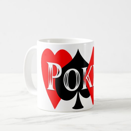 Poker Koffiemok (Voorkant links)
