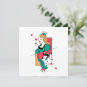 Poker Koningin Hart Speelkaarten Casino Gokken Gi Kaart (Staand voorkant)