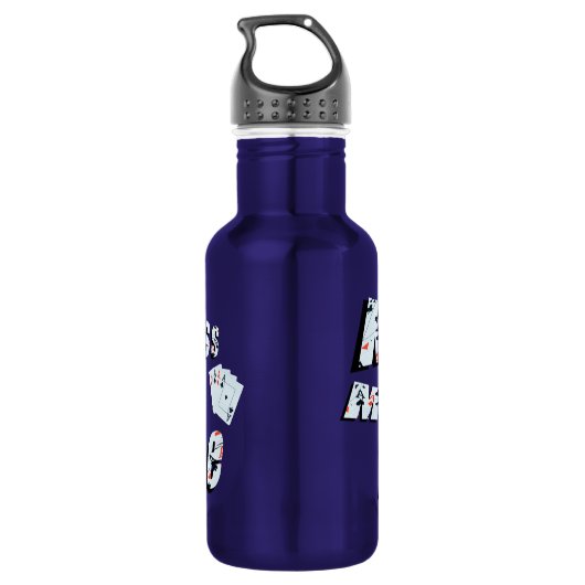 Poker, Kus My Ace, Waterfles (Achterkant)