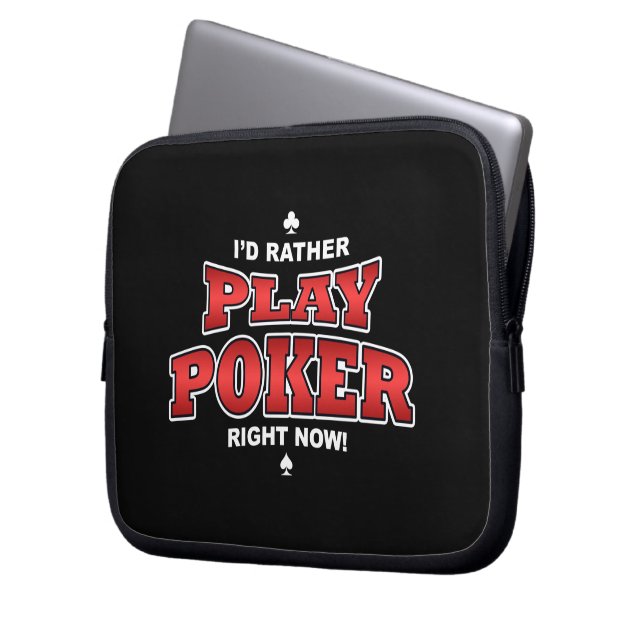 Poker Laptop Sleeve Bag (Voorkant Links)