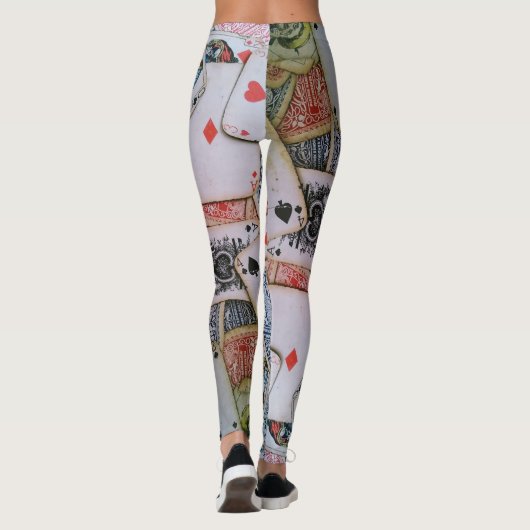 "Poker"-Leggings Leggings (Achterkant)