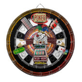 Poker Life Gambler's Hall Dart Board Dartbord (Voorkant)
