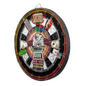Poker Life Gambler's Hall Dart Board Dartbord (Voorkant Rechts)