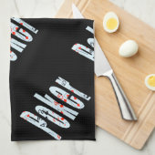 Poker-Logo gemaakt van pokerkaarten, Theedoek (Quarter Fold)