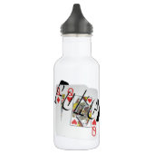 Poker, Logo, Queens, Waterfles (Links)
