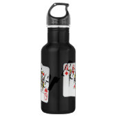 Poker, Logo, Queens, Waterfles (Voorkant)