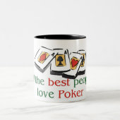 Poker Lover's mok met twee toonhoogten (Center)