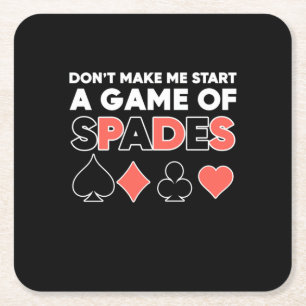 Poker maakt me geen spelletje meer kartonnen onderzetters