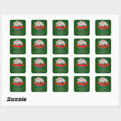 Poker Mania - Gepersonaliseerd Vierkante Sticker (Vel)