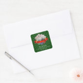 Poker Mania - Gepersonaliseerd Vierkante Sticker (Envelop)