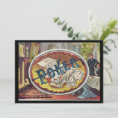  Poker Mannen Roken Zaal Gokken Kaart (Staand voorkant)