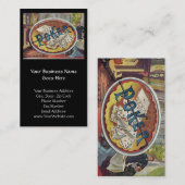  Poker Mannen Roken Zaal Gokken Visitekaartje (Voorkant / Achterkant)