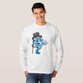 Poker met pokerchips t-shirt (Voorkant volledig)