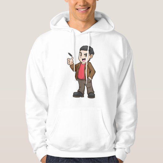 Poker met vrienden hoodie (Voorkant)