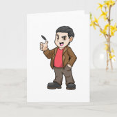 Poker met vrienden kaart (Gele Bloem)