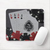 Poker Mousepad Muismat (Met muis)