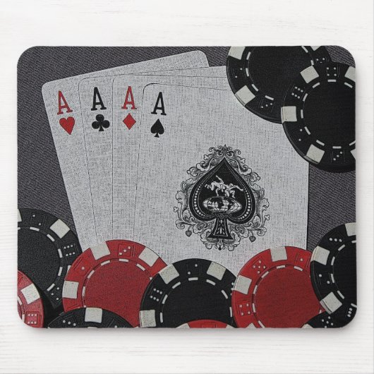 Poker Mousepad Muismat (Voorkant)