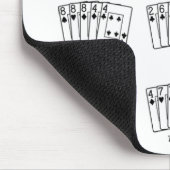 poker mousepad muismat (Hoek)