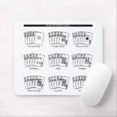 poker mousepad muismat (Met muis)