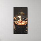 Poker Nacht Canvas Afdruk (Voorkant)