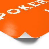 Poker Nacht Competitie Perfect Poster (Hoek)